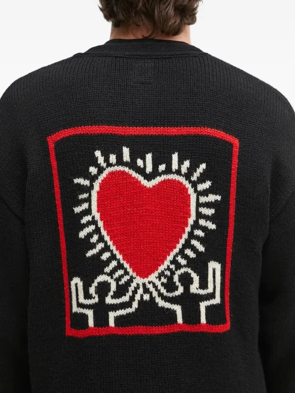 WACKO MARIA Wool Cardigan | Black | FARFETCH HU