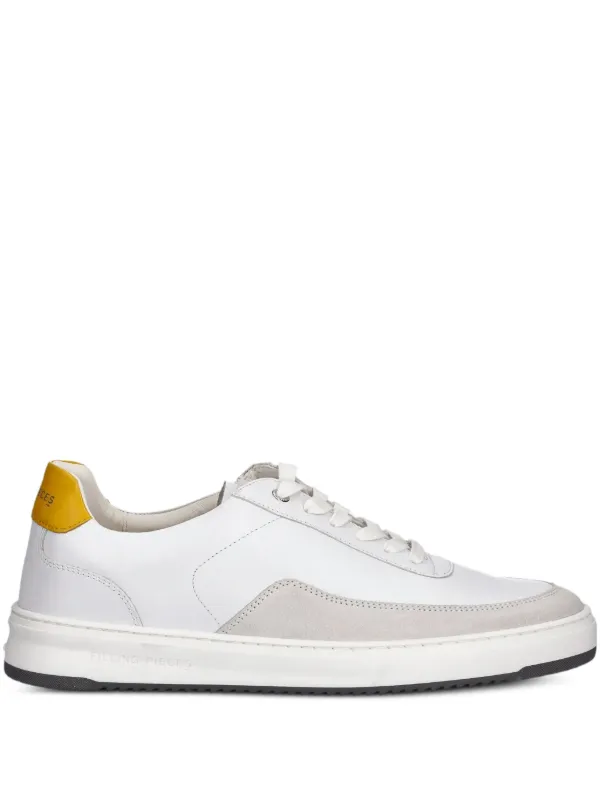 Filling Pieces Mondo Squash Leather Sneakers White FARFETCH
