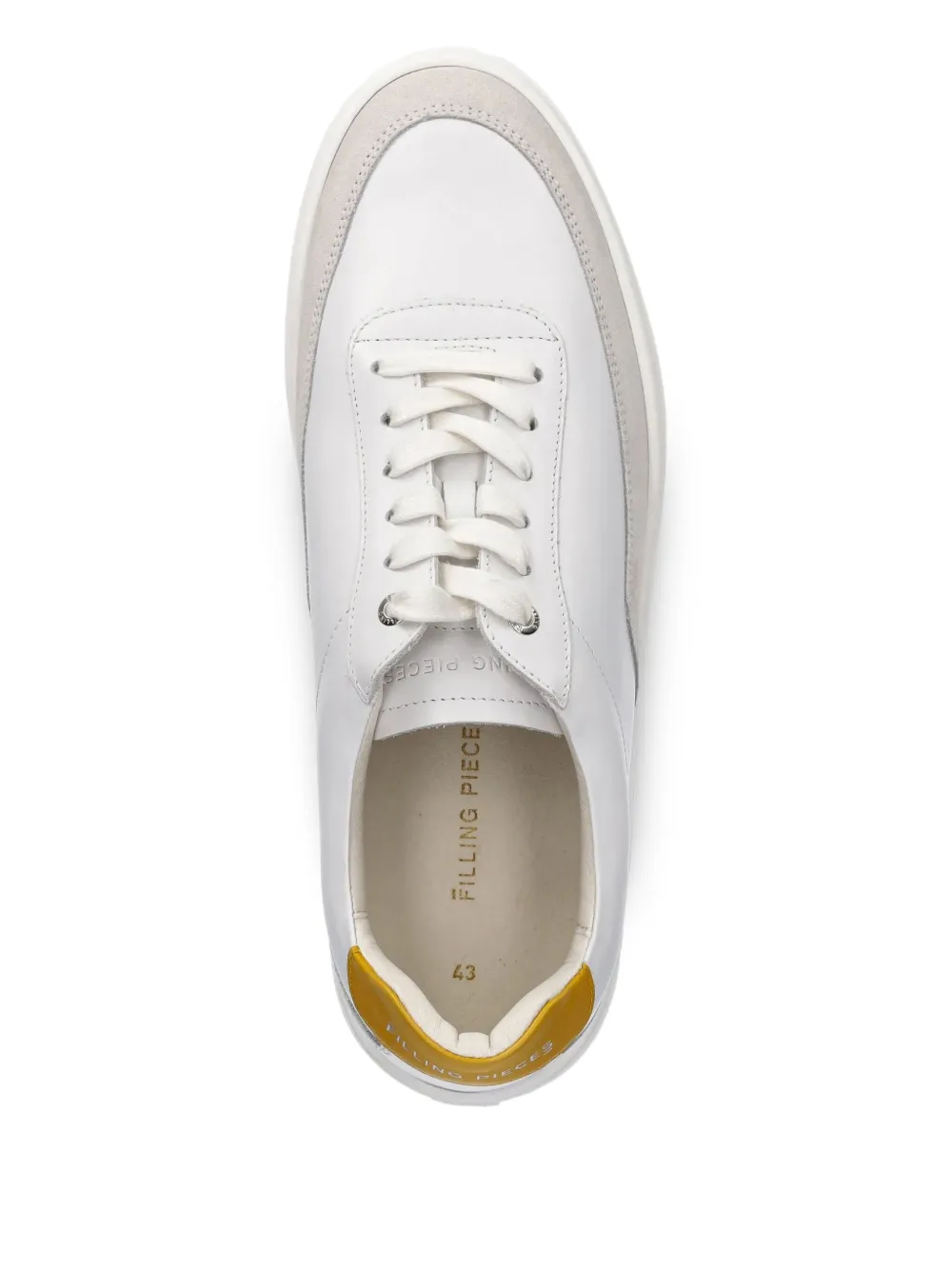 Filling Pieces Mondo Squash leather sneakers White