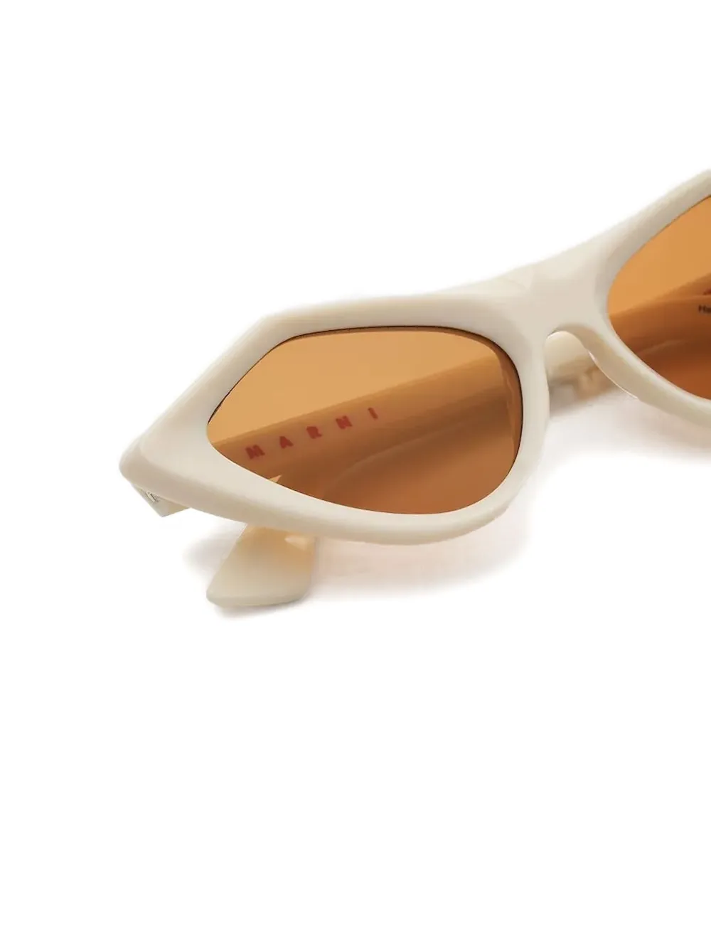 Marni Eyewear Tikbarri zonnebril met cat-eye montuur Wit
