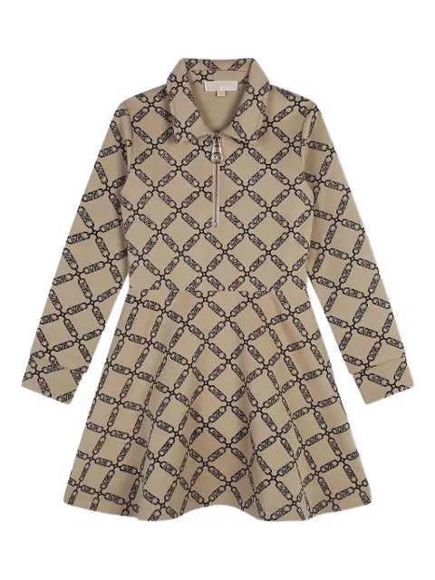 Michael Kors Kids chain-print belted dress