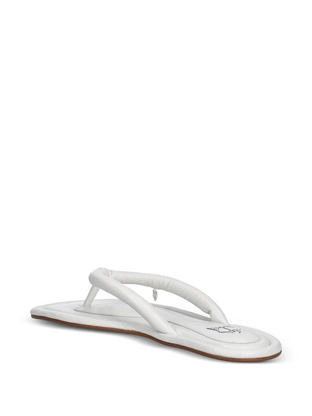 NAKED WOLFE Grenada leren sandalen Wit
