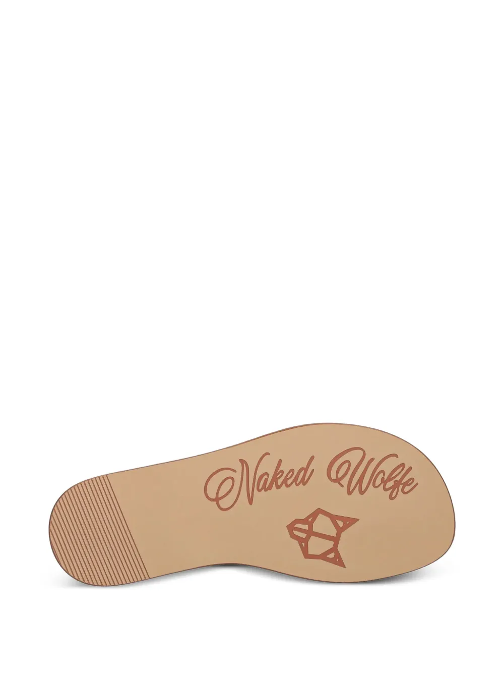 NAKED WOLFE Grenada leren sandalen Wit
