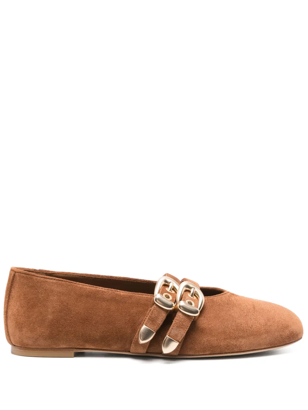 leather ballet flats