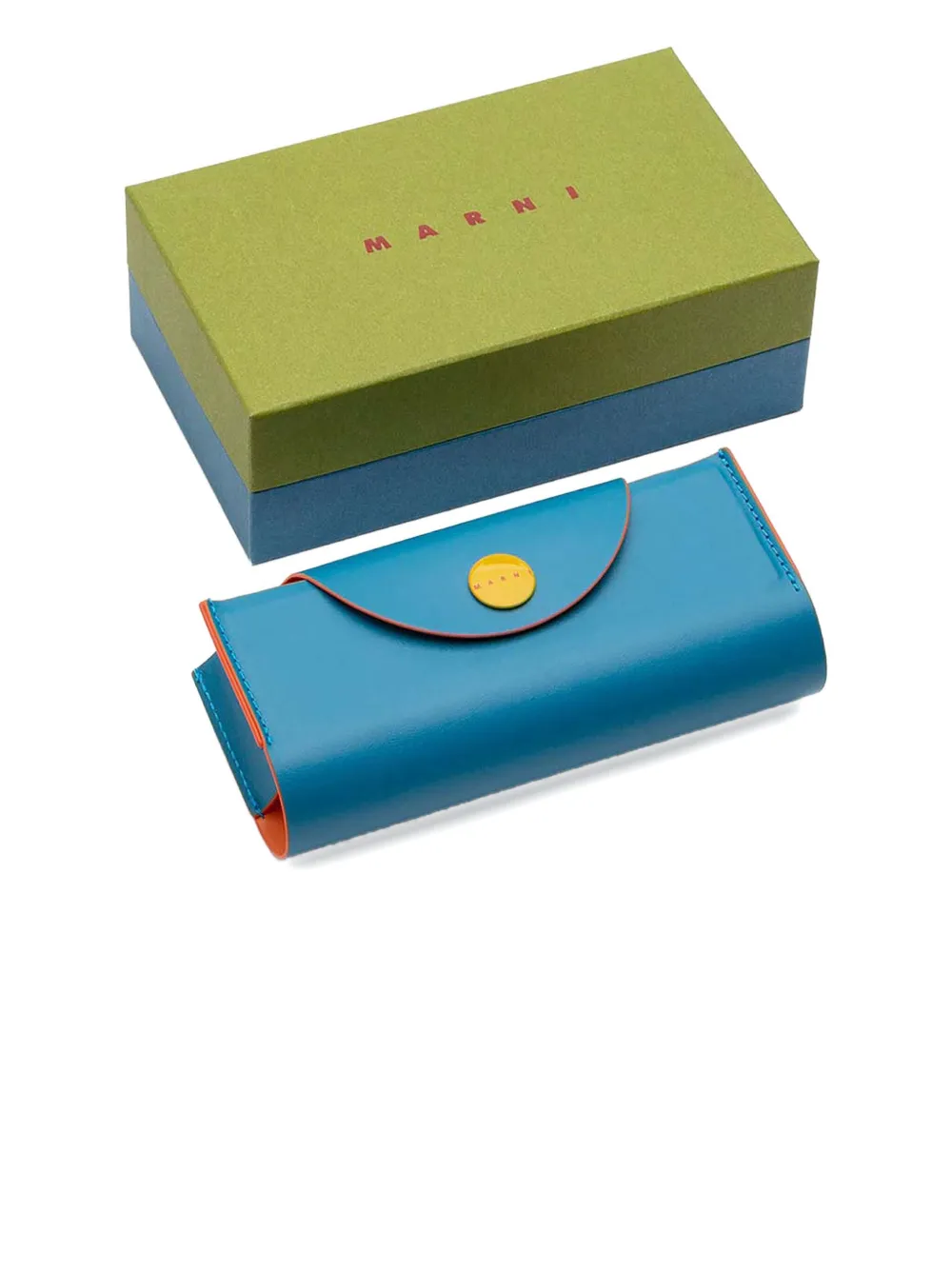 Marni Eyewear Zonnebril met geometrisch montuur Rood