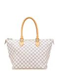 Louis Vuitton Pre-Owned 2008 Damier Azur Saleya MM tote bag - White