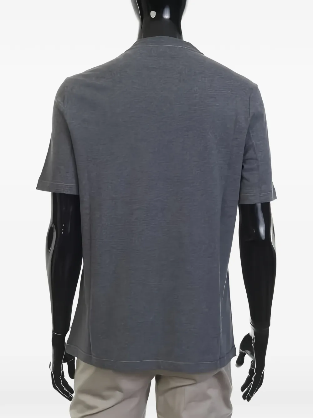 Brunello Cucinelli logo crewneck T-shirt - Grijs