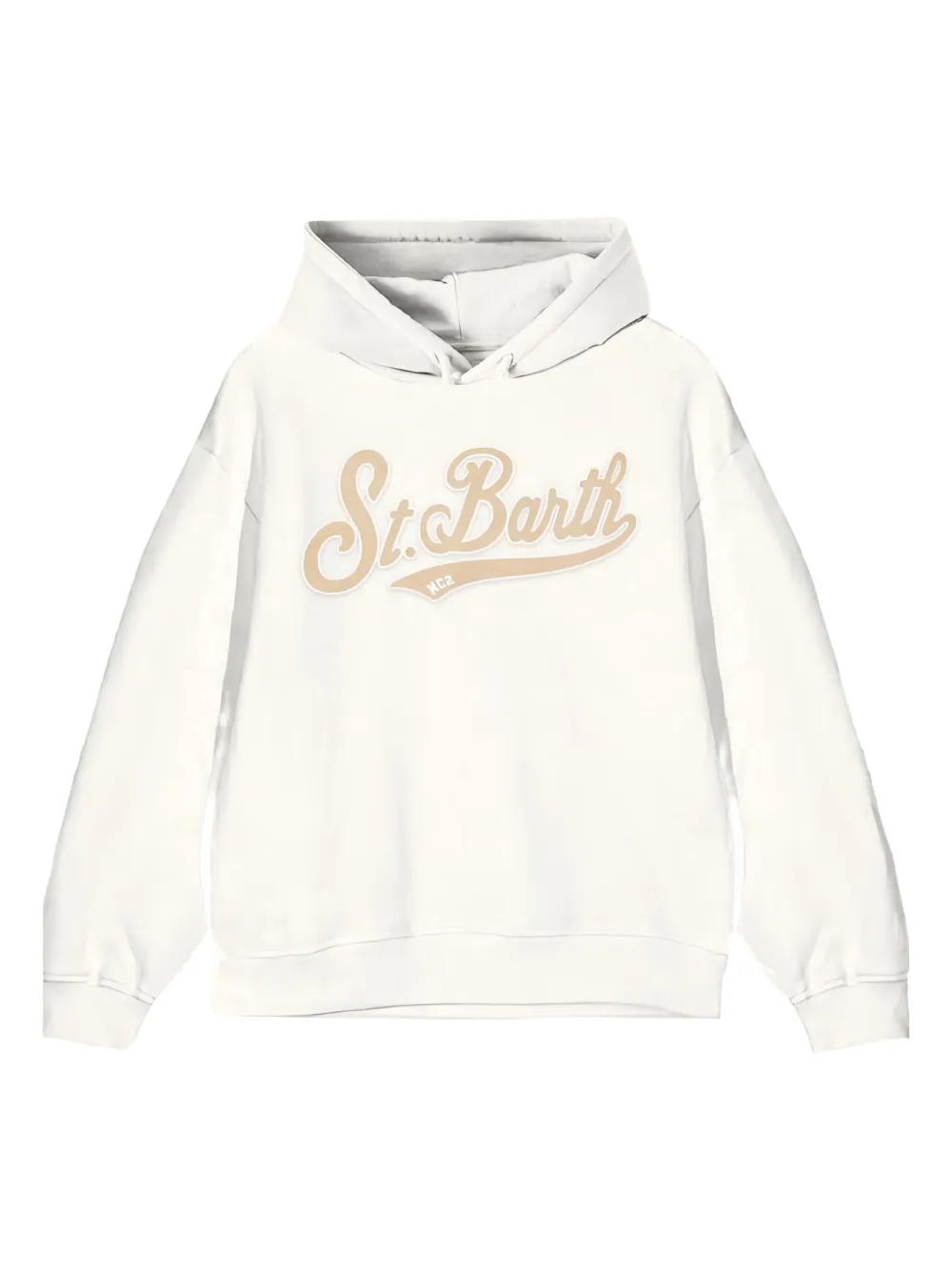 Mc2 Saint Barth Logo-print Hoodie In White