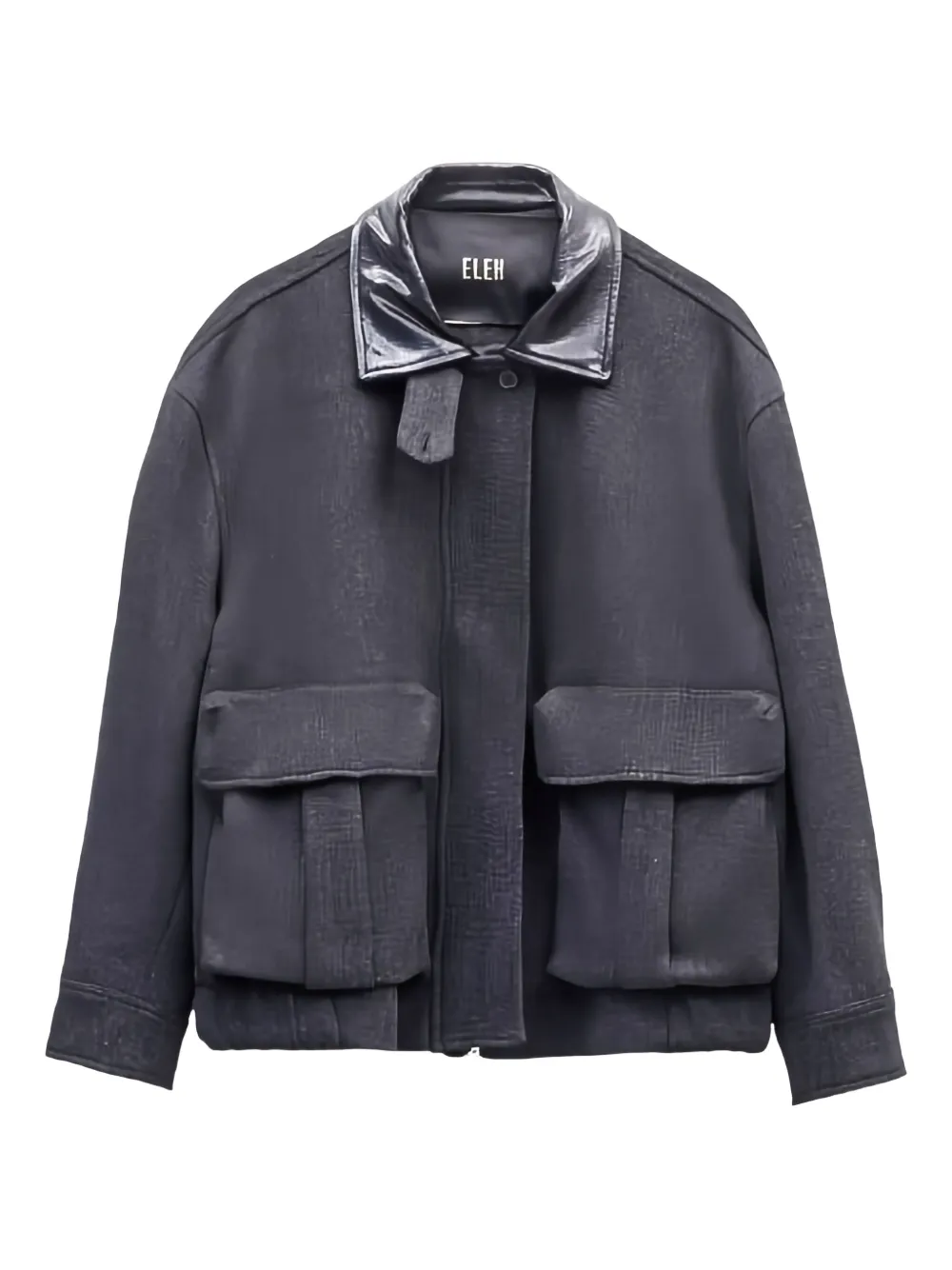Eleh pocket collar jacket | Black | Image 1