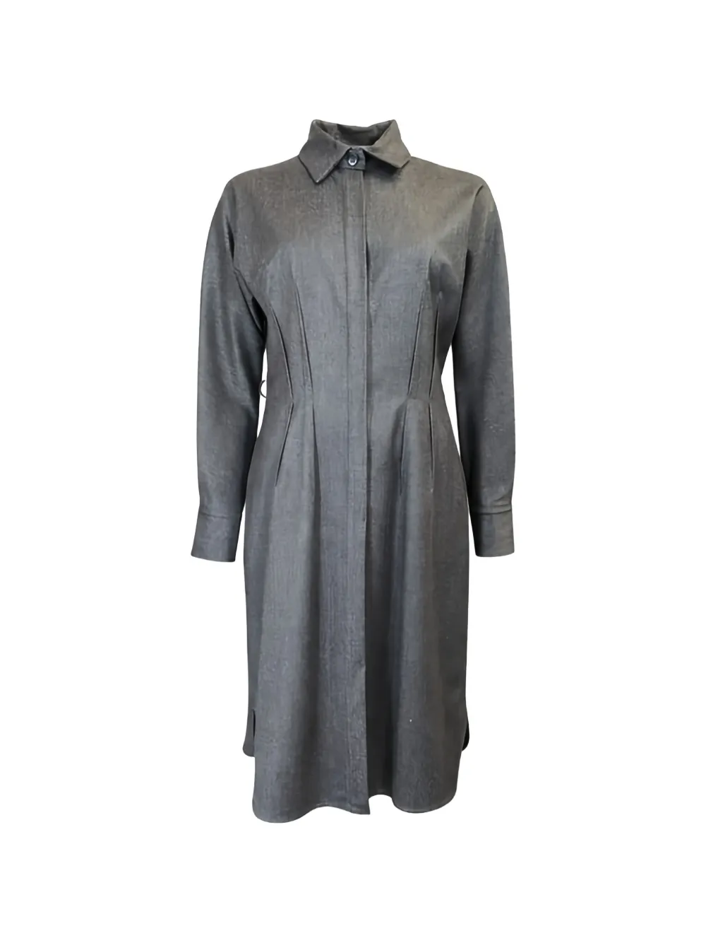Antonelli shirt-collar dress - Grigio