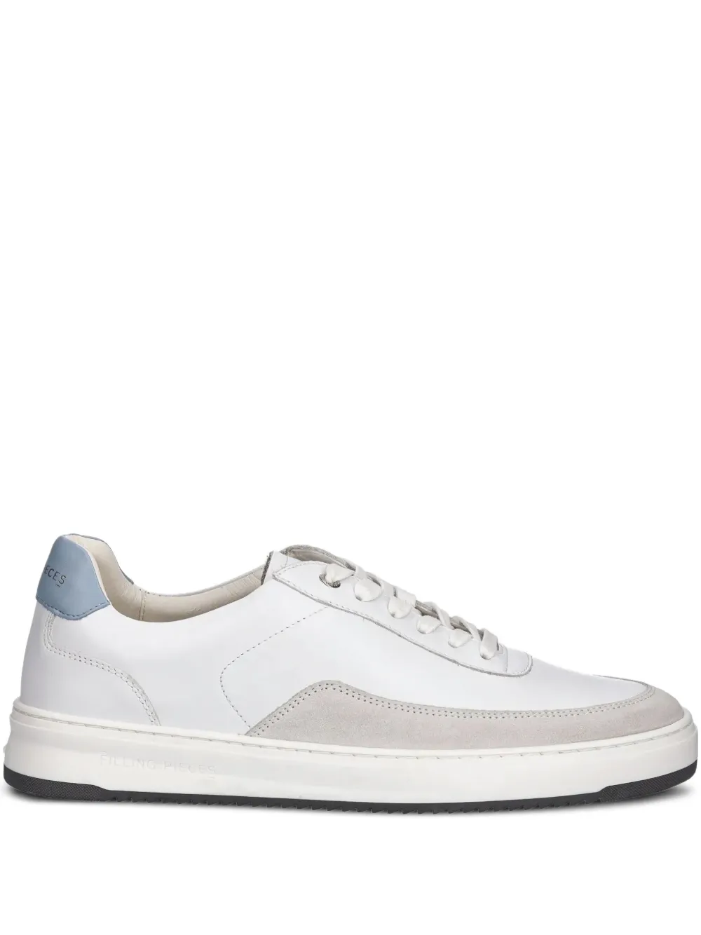 Filling Pieces suede-panel sneakers White