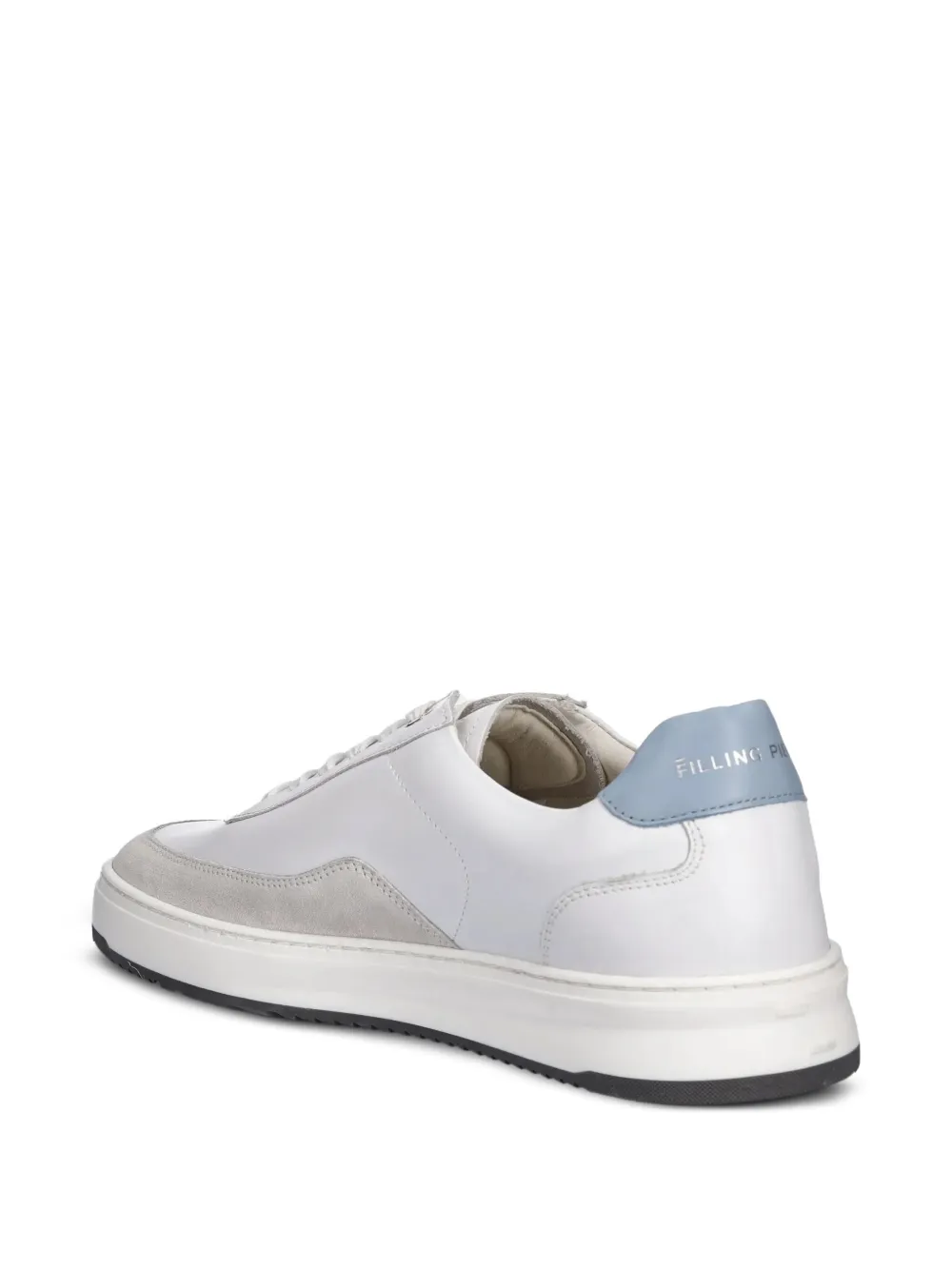 Filling Pieces suede-panel sneakers White