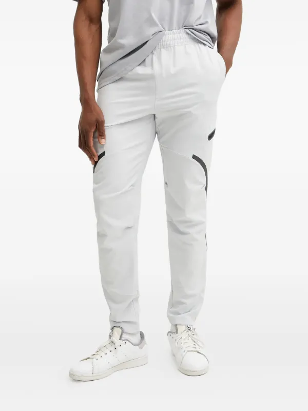 Under Armour Panelled zip-pocket Track Pants Neutrals