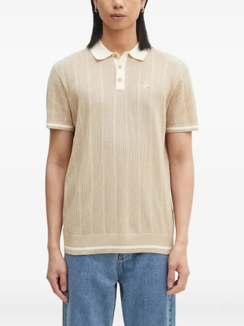 Filling Pieces embroidered-logo polo shirt