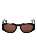 Vivienne Westwood oval-frame sunglasses - Black
