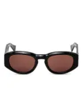Vivienne Westwood oval-frame sunglasses - Black