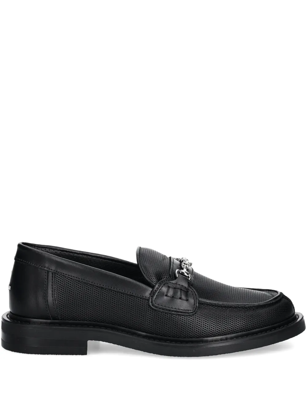 Filling Pieces chain-detail loafers Black