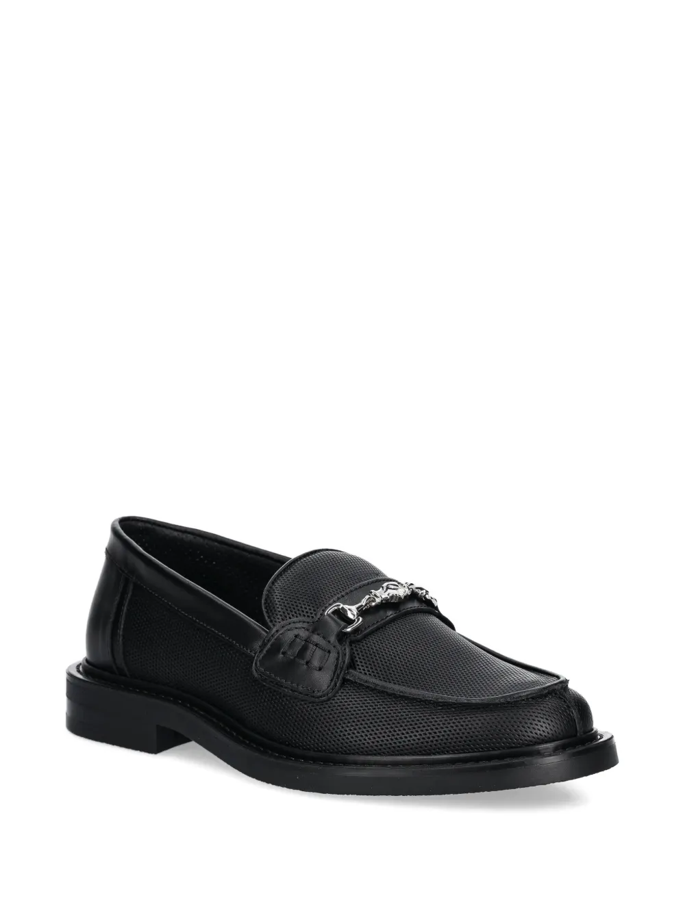Filling Pieces chain-detail loafers Black