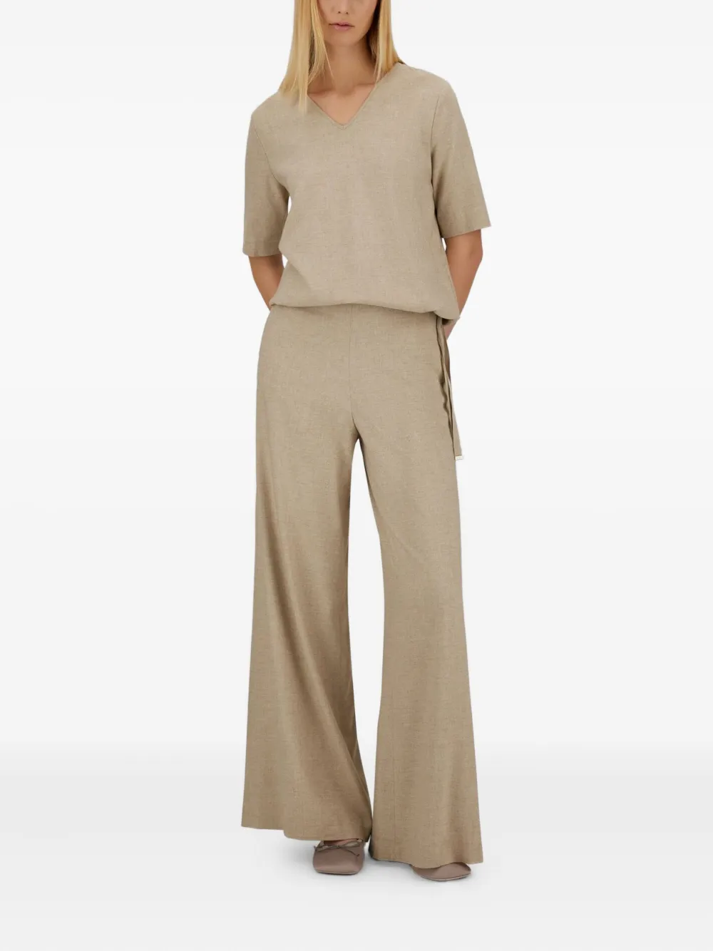 Herno Straight broek - Beige