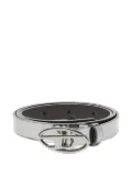 Diesel B-1dr 15 logo-plaque belt - Grey