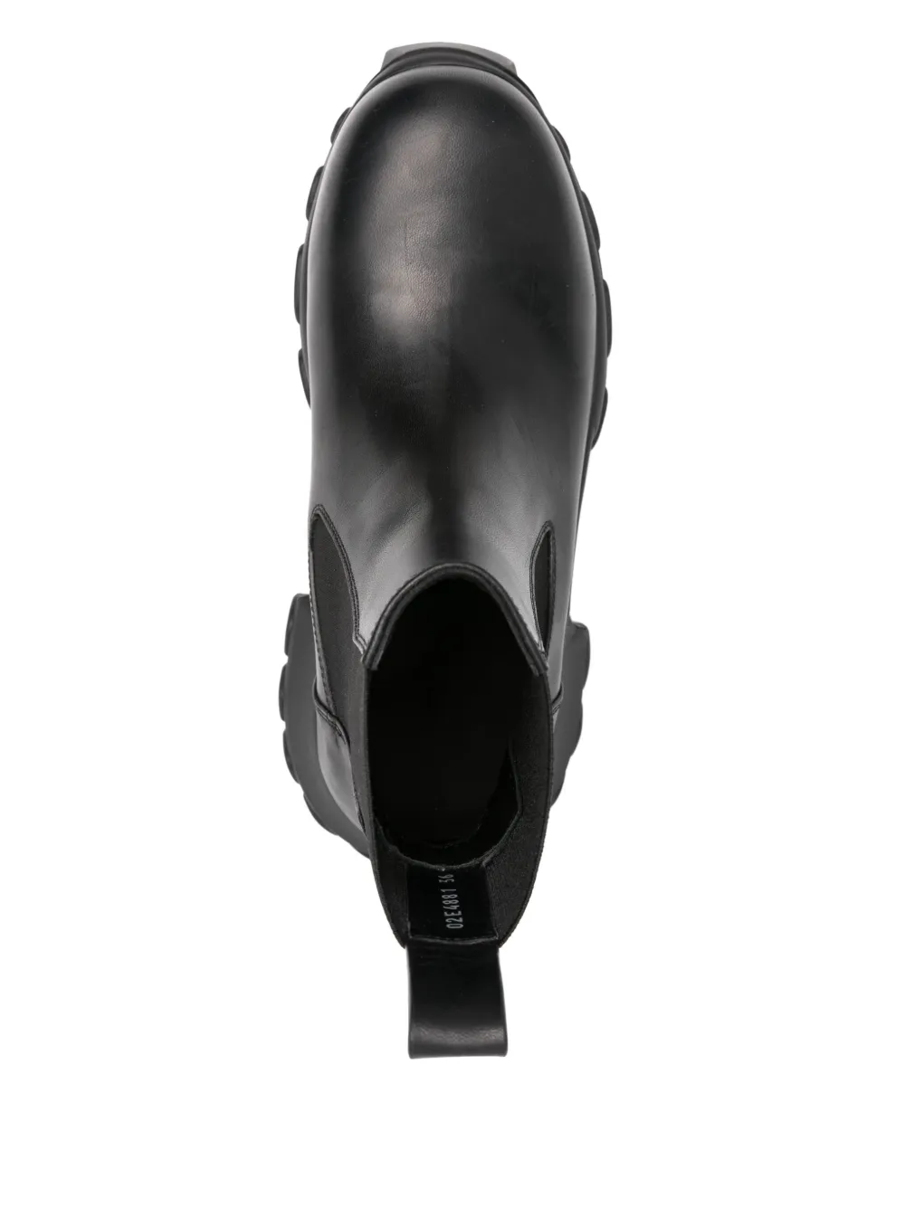 Rick Owens Leren enkellaarzen Zwart