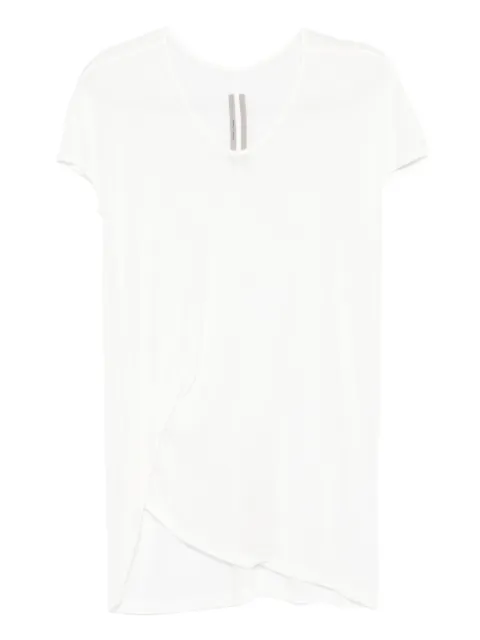 Rick Owens asymmetrisk T-shirt med drapering