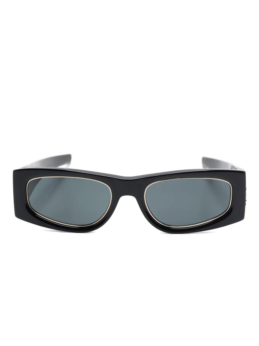 Saint Laurent Eyewear logo-detail sunglasses Zwart