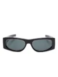 Saint Laurent Eyewear logo-detail sunglasses - Black