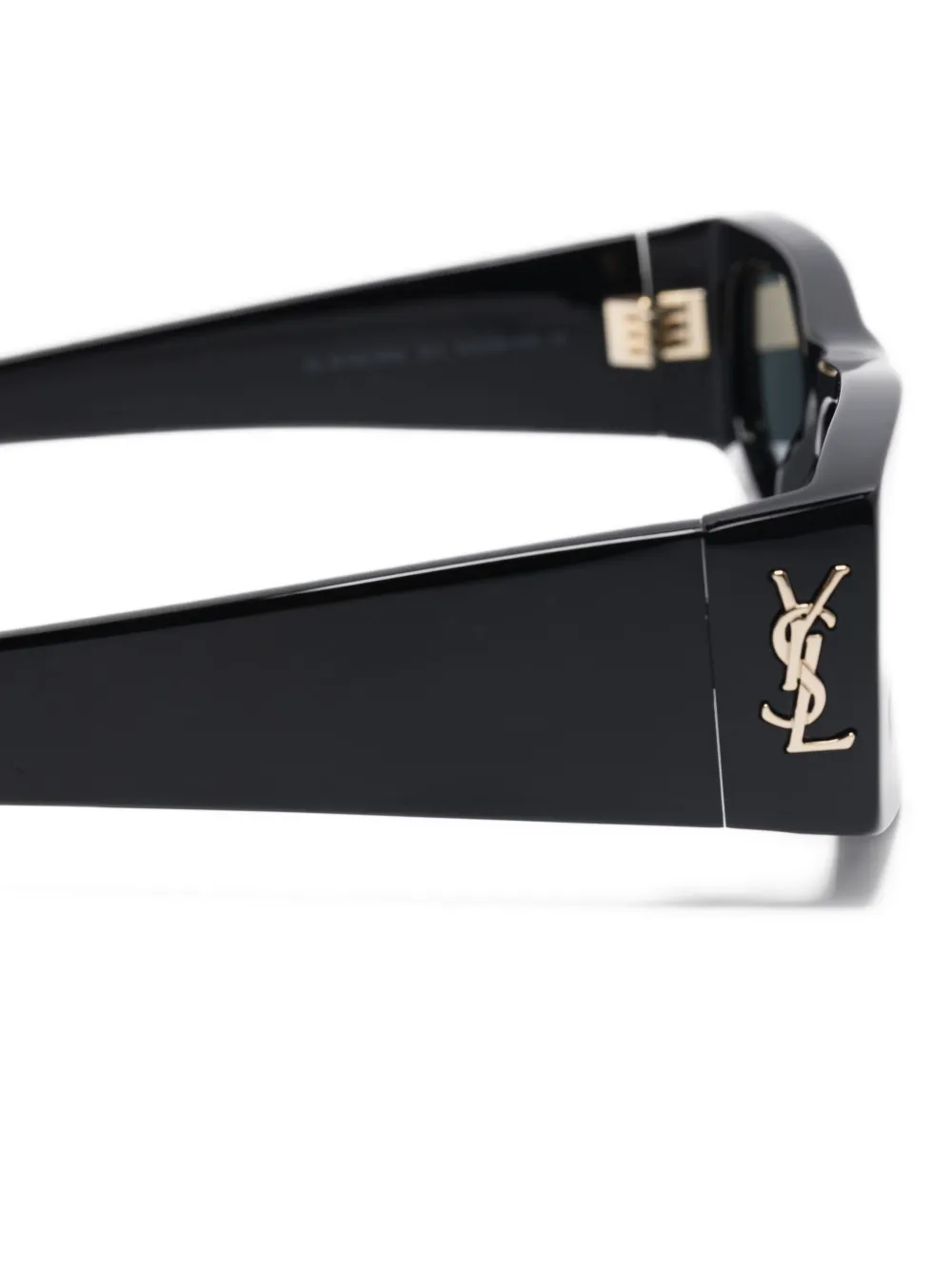 Saint Laurent Eyewear logo-detail sunglasses Zwart