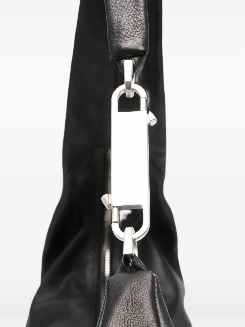 Rick Owens Leren schoudertas Zwart