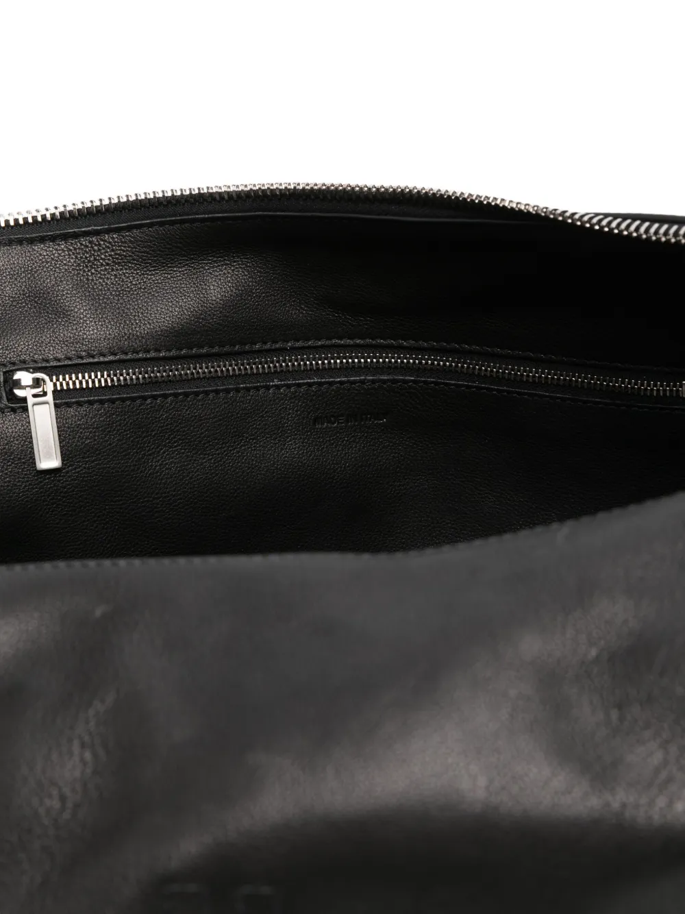 Rick Owens Leren schoudertas Zwart