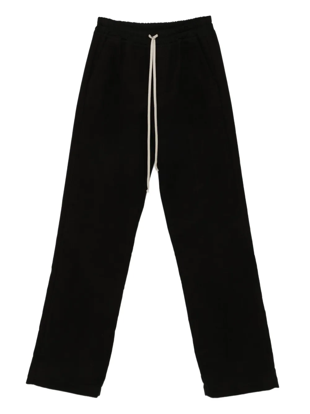 Rick Owens organic cotton-blend straight-leg trousers | Black | Image 1