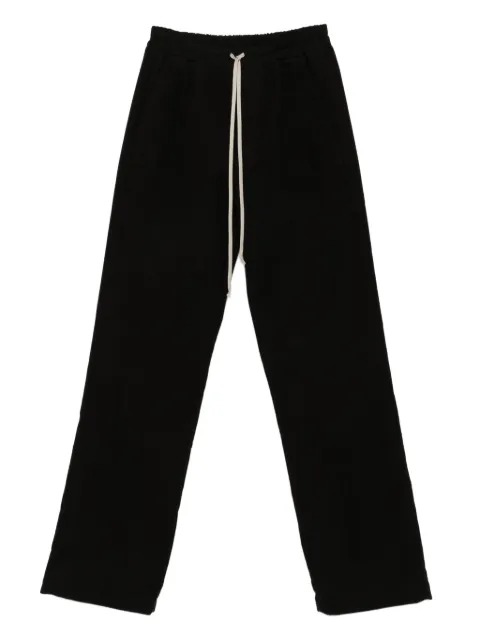 Rick Owens organic cotton-blend straight-leg trousers