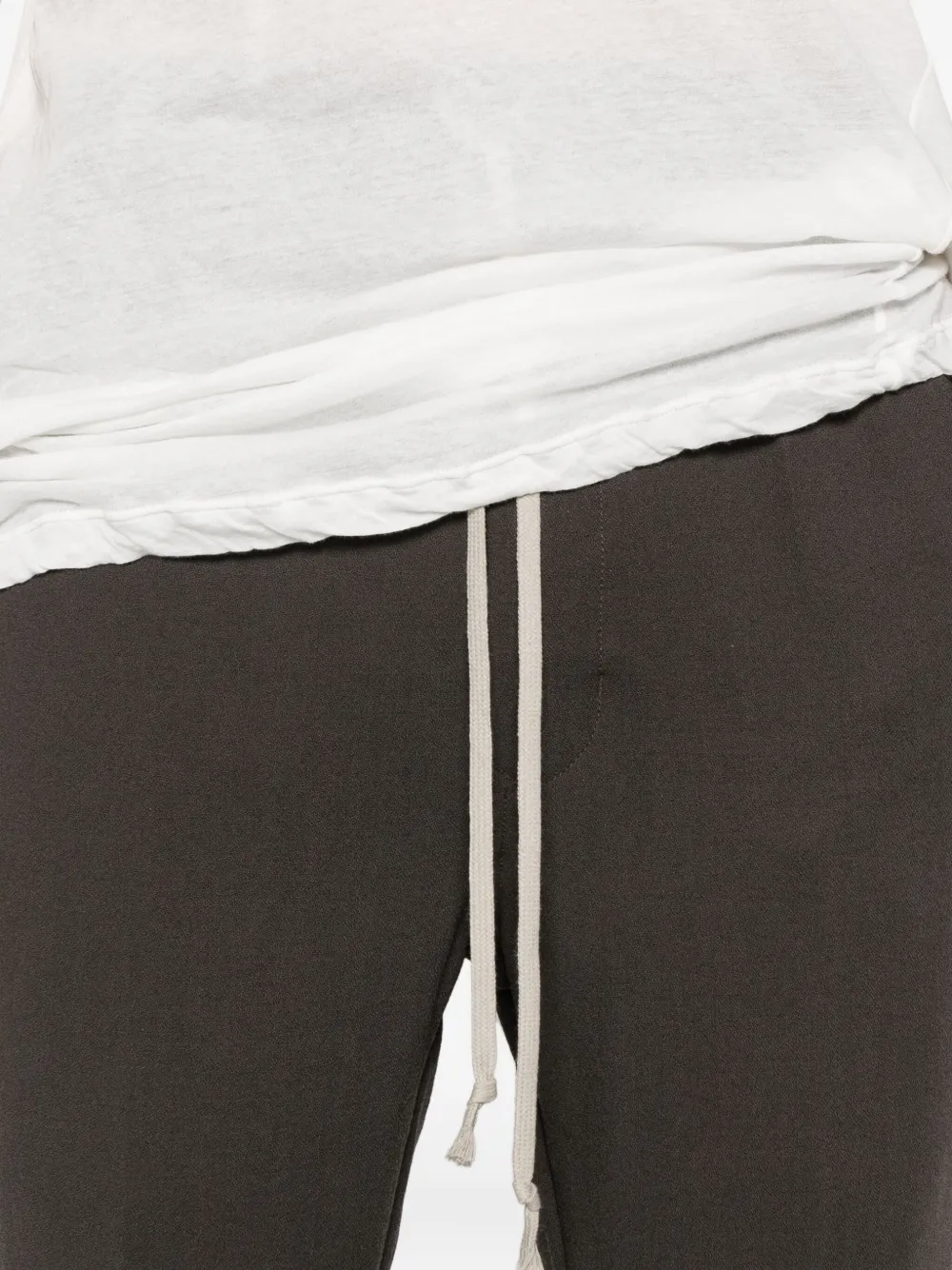 Rick Owens Trainingsbroek van scheerwol Grijs