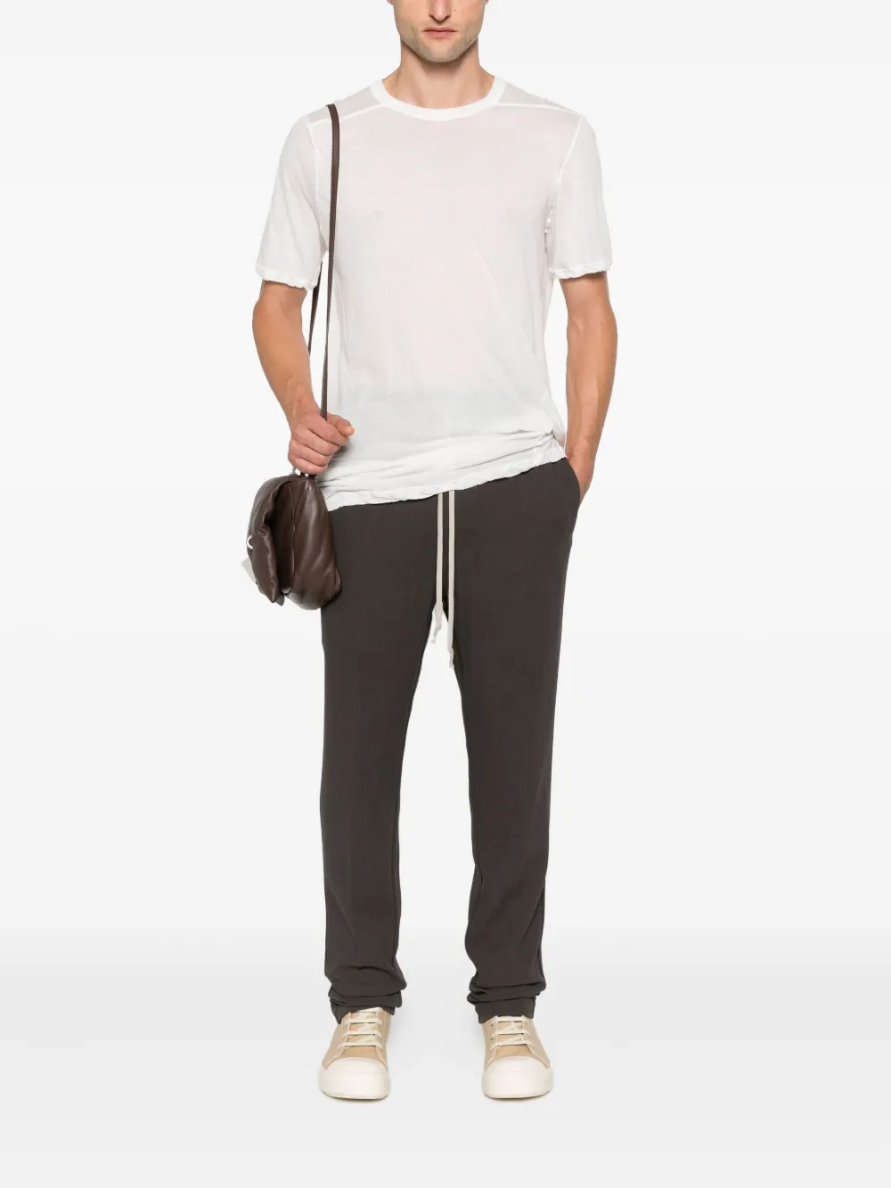 Rick Owens Trainingsbroek van scheerwol Grijs