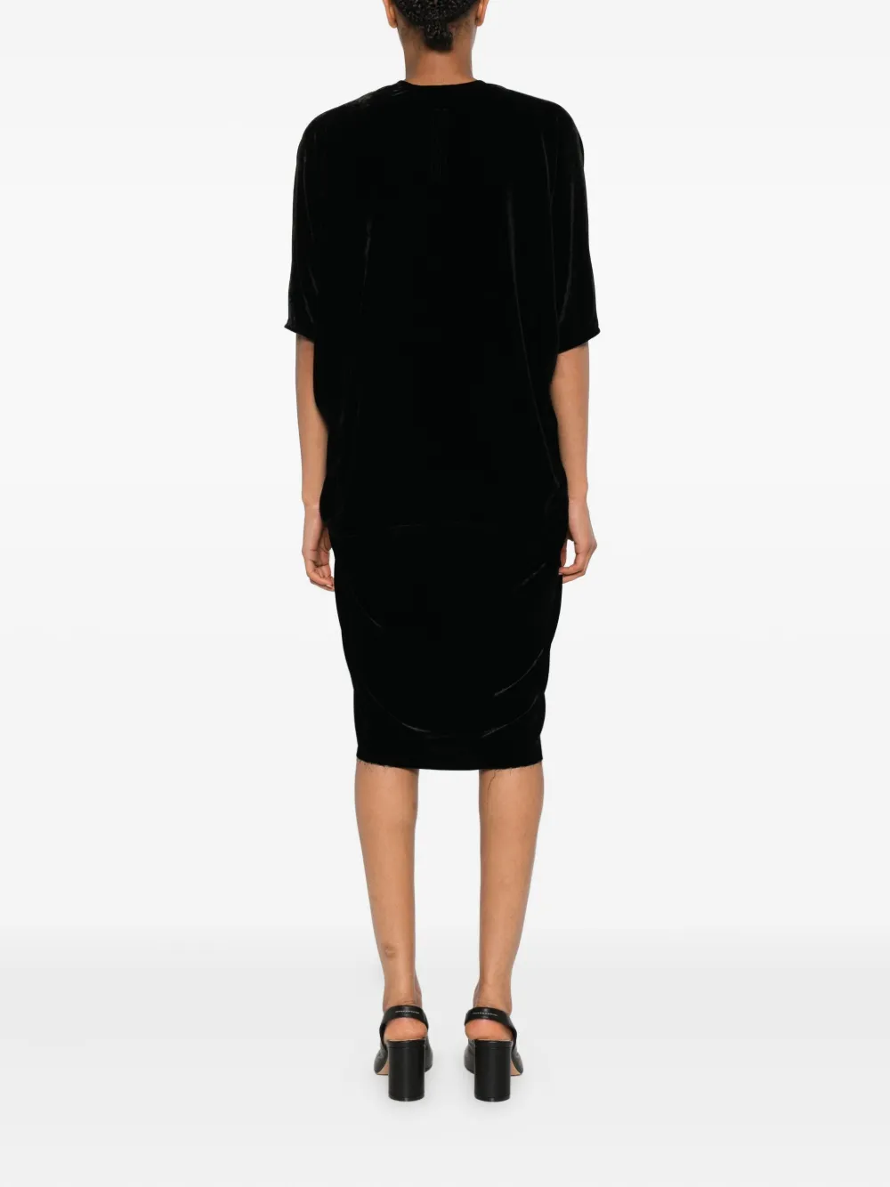 Rick Owens Jurk met V-hals Zwart