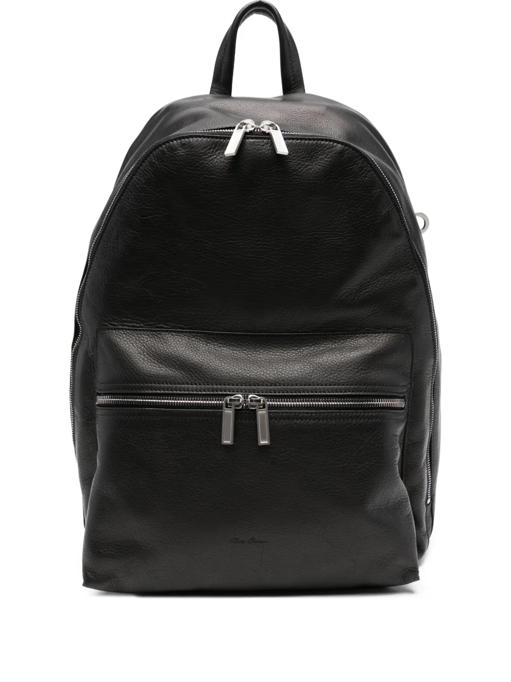 Rick Owens Leren rugtas Zwart
