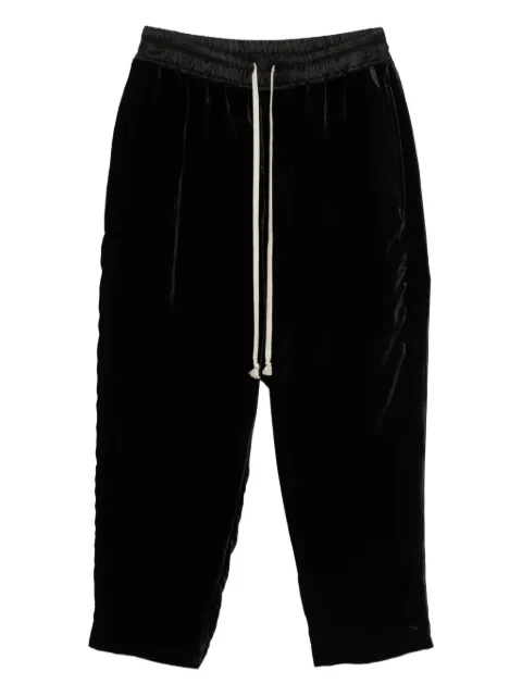 Rick Owens velvet drawstring trousers