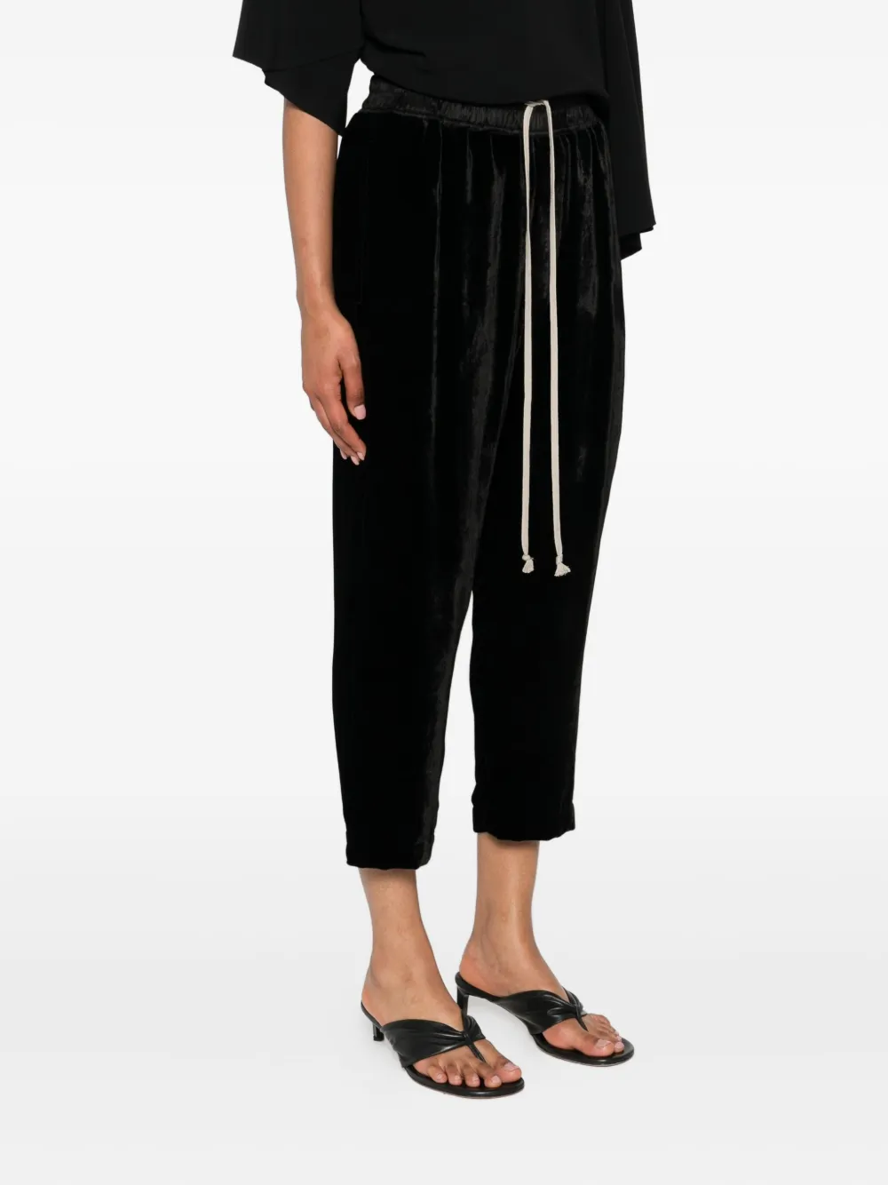 Rick Owens Broek met trekkoord Zwart