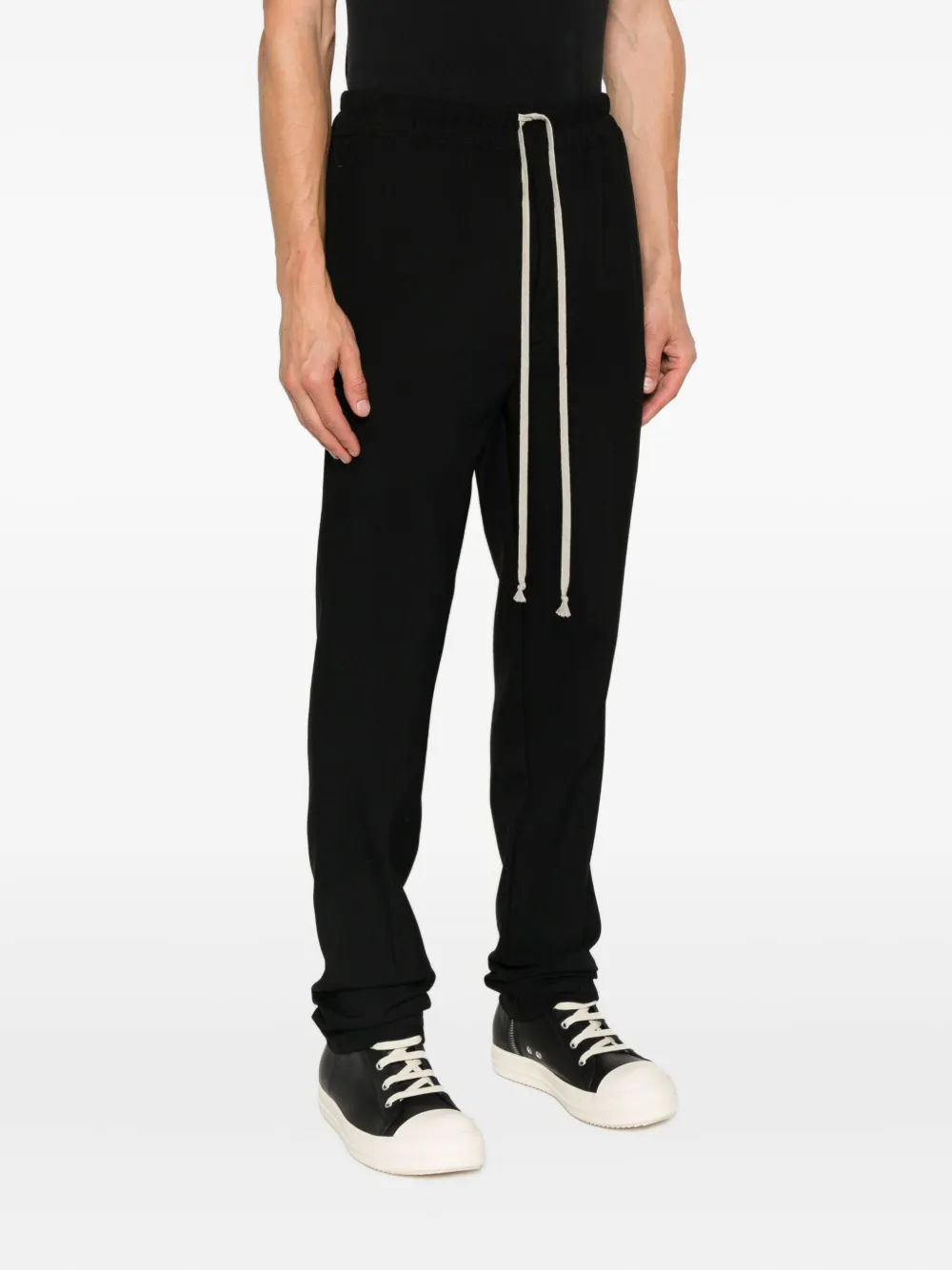 Rick Owens Trainingsbroek van scheerwol Zwart