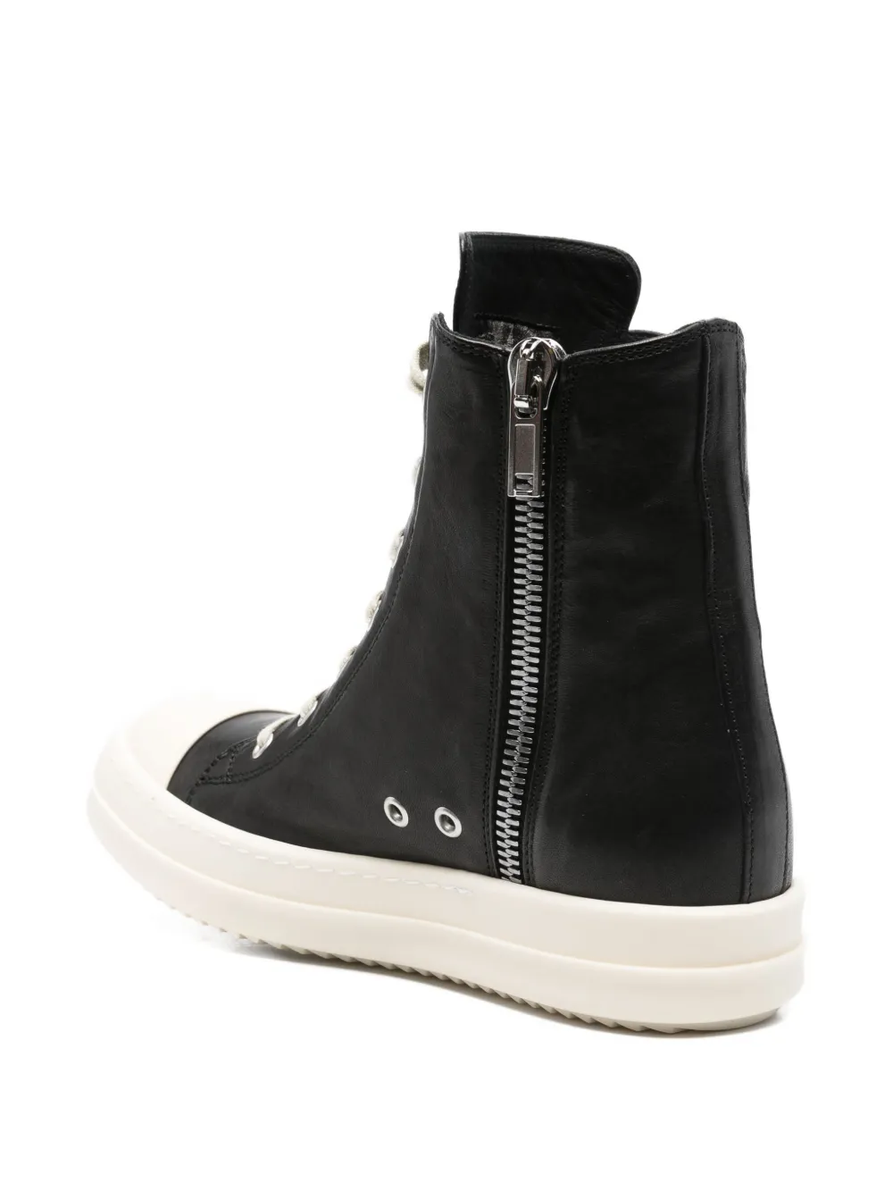 Rick Owens zip-fastening high-top sneakers Black