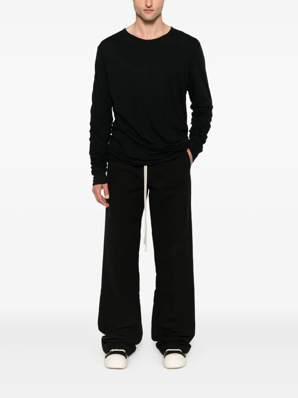 Rick Owens T-shirt van biologisch katoen Zwart