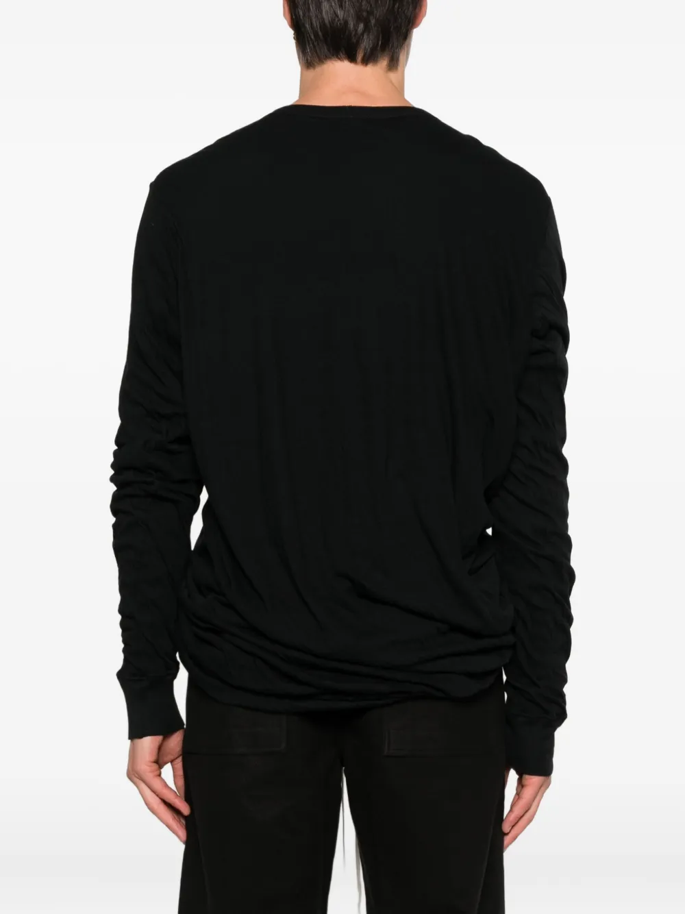 Rick Owens T-shirt van biologisch katoen Zwart