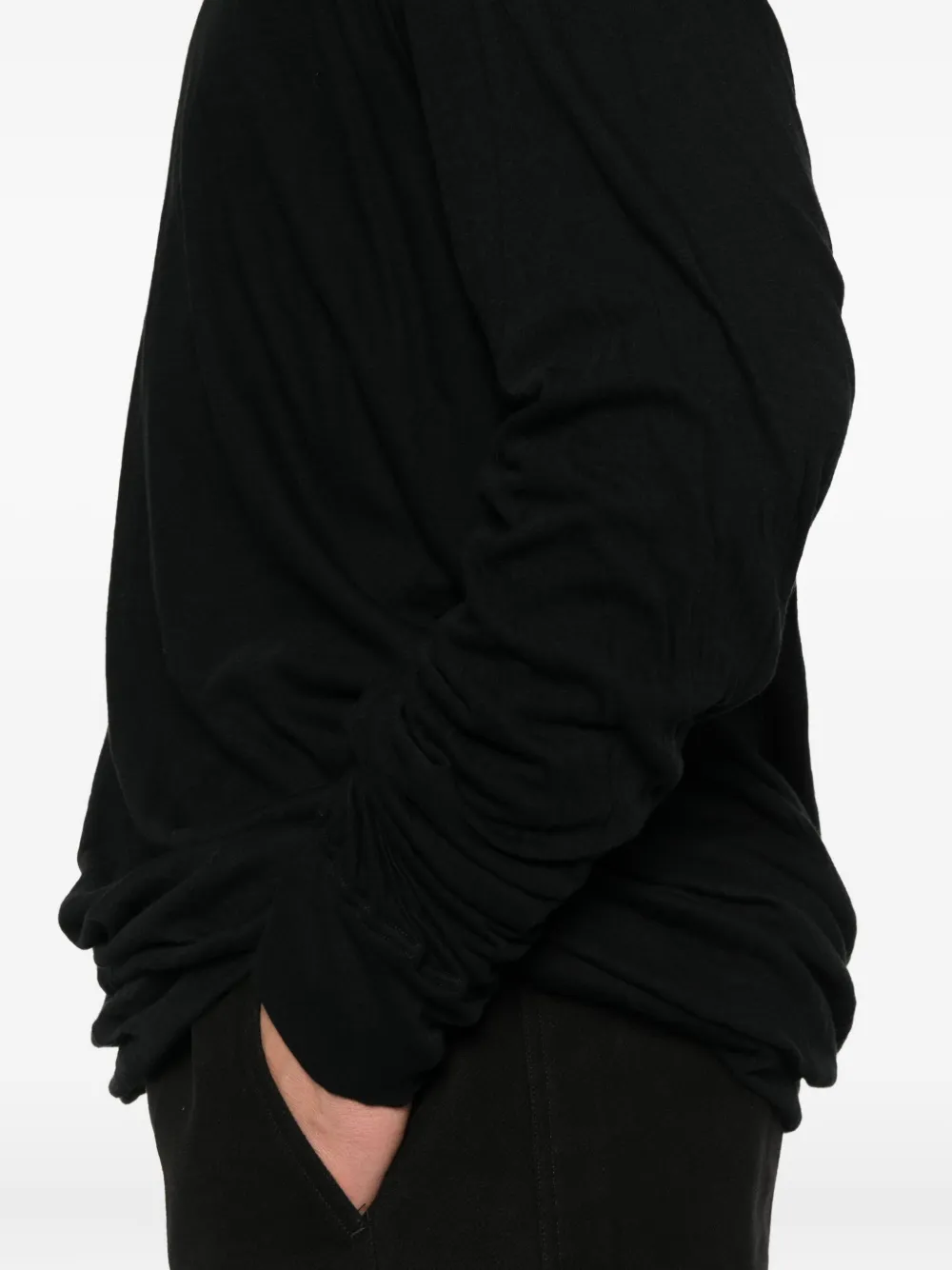 Rick Owens T-shirt van biologisch katoen Zwart