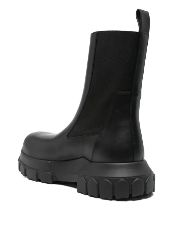 Rick Owens BEATLE MEGA TRACTOR ブラック 42 Rick Owens Beatle Mega Tractor Boots - Size 44 - Black - NEW