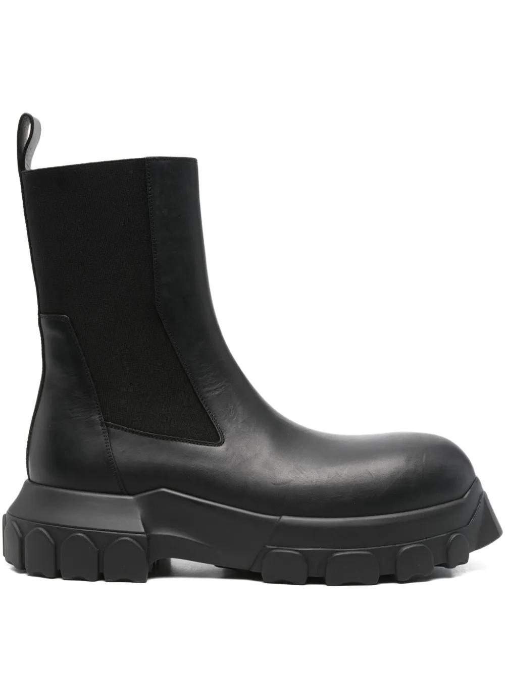 Rick Owens Beatle Bozo Tractor Chelsea boots Black