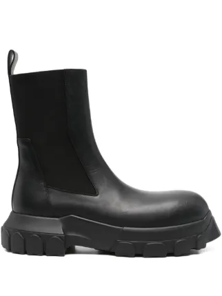 Rick Owens Beatle Bozo Tractor Chelsea Boots | Black | FARFETCH CA