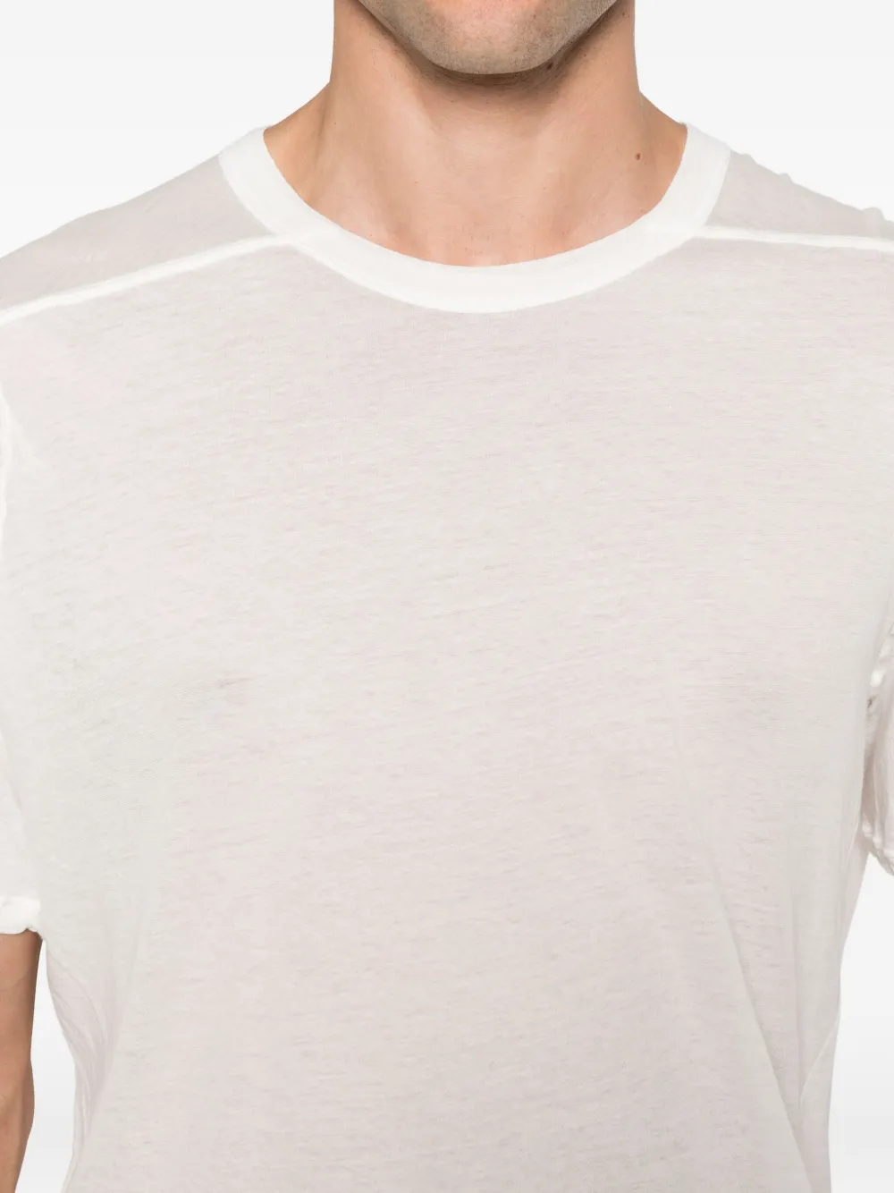 Rick Owens T-shirt van biologisch katoen Wit