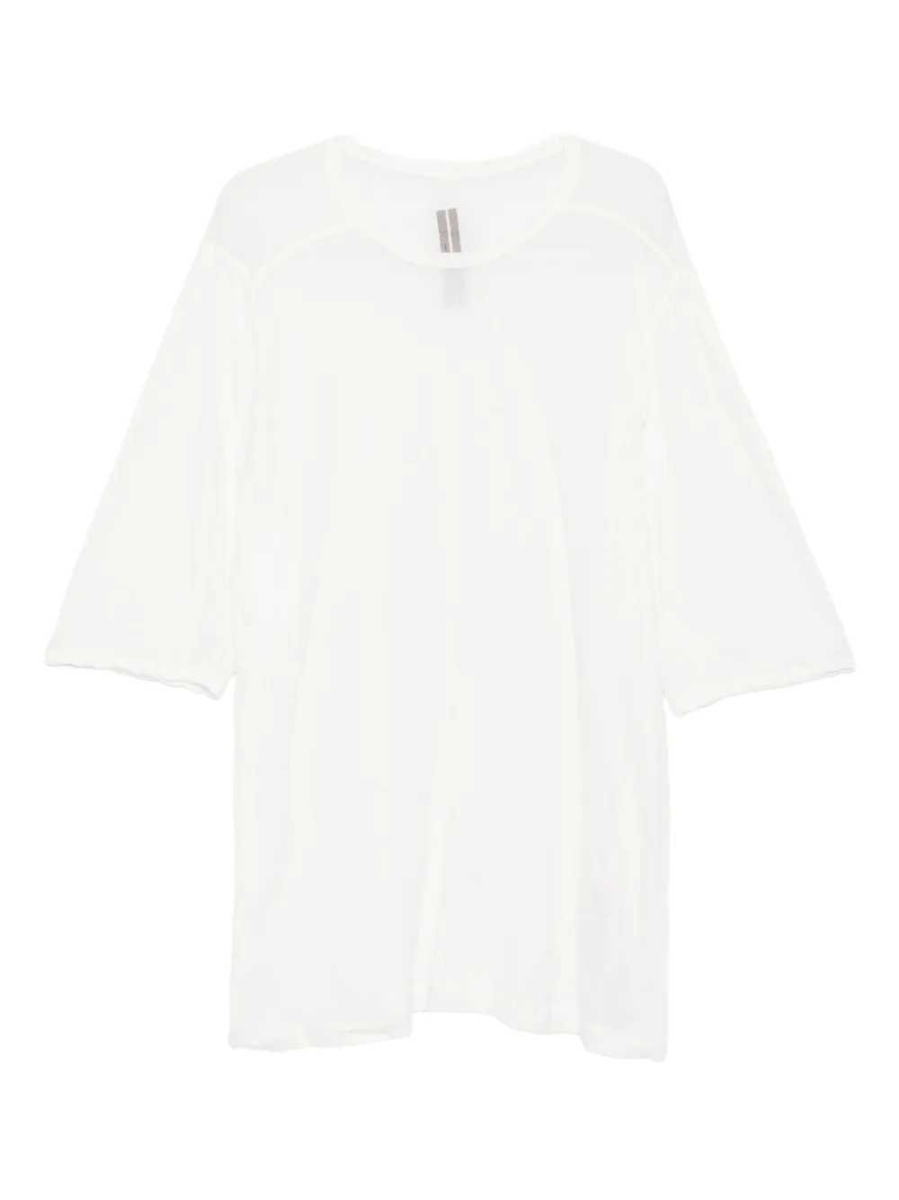 Rick Owens T-shirt van biologisch katoenen met lange mouwen Wit