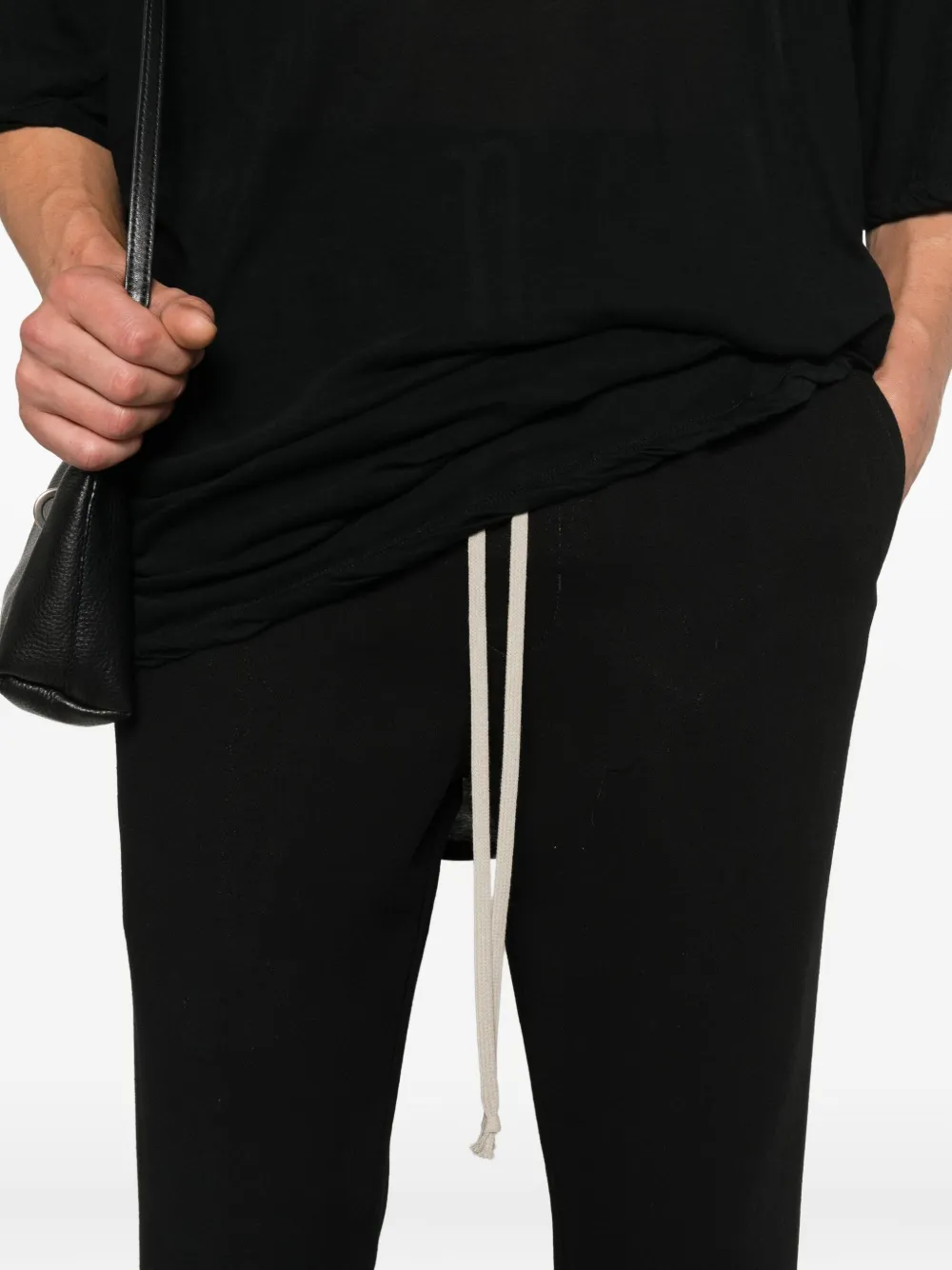 Rick Owens Wollen trainingsbroek Zwart